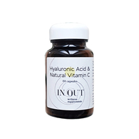 Hyaluronic Acid & Natural Vitamin C, 60 капсул
